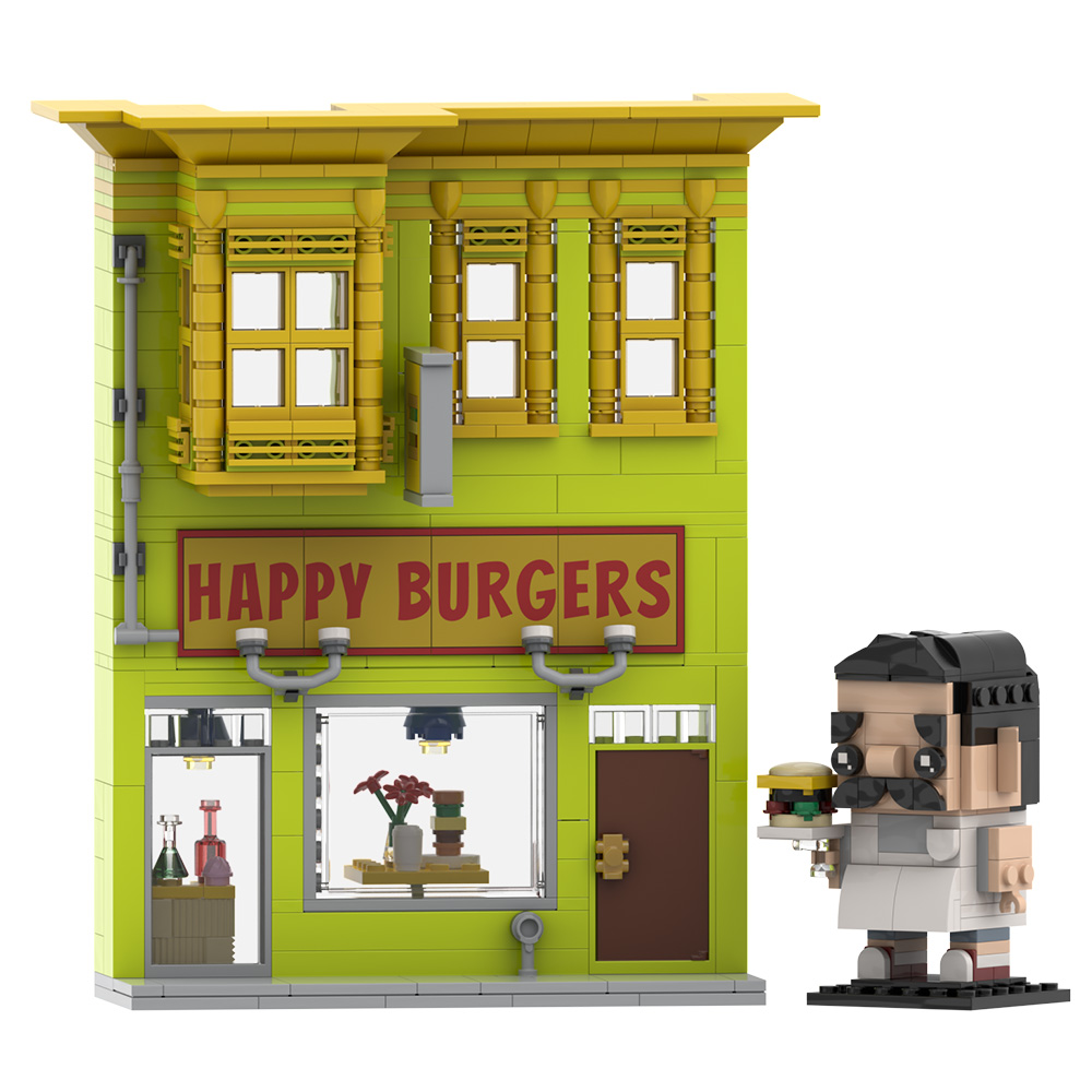 Diy Electronics Shop - Gobricks MOC Bobs Burgers, Bloques de