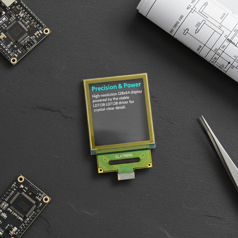 Diy Wearable Electronics - Pantalla PMOLED Transparente de 1.5 Pulgadas,