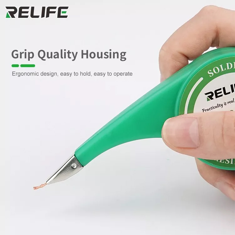 Desoldering Pump Solder - RELIFE-malla para desoldar, mecha para desoldar