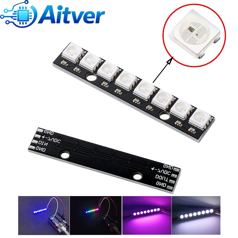 Diy Electronics Address - Módulo LED RGB de 8 bits