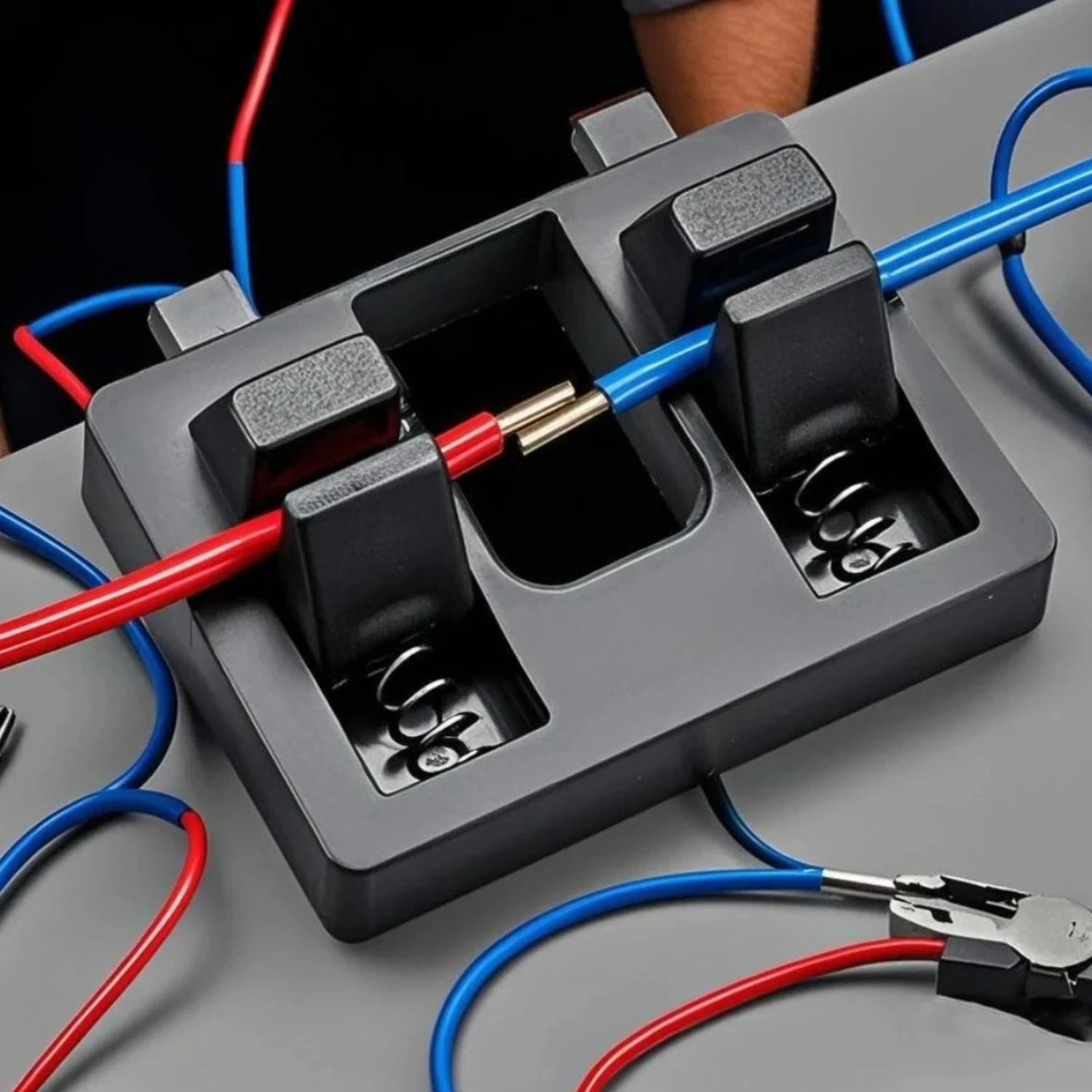 Diy Electronics Location - Posicionador de Soldadura de Doble Cable,