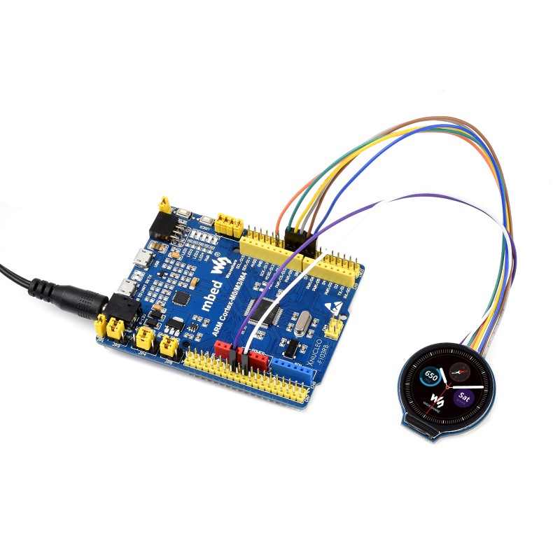Módulo LCD TFT Redondo de 1.28 - Diy Wearable Electronics reseña y precio