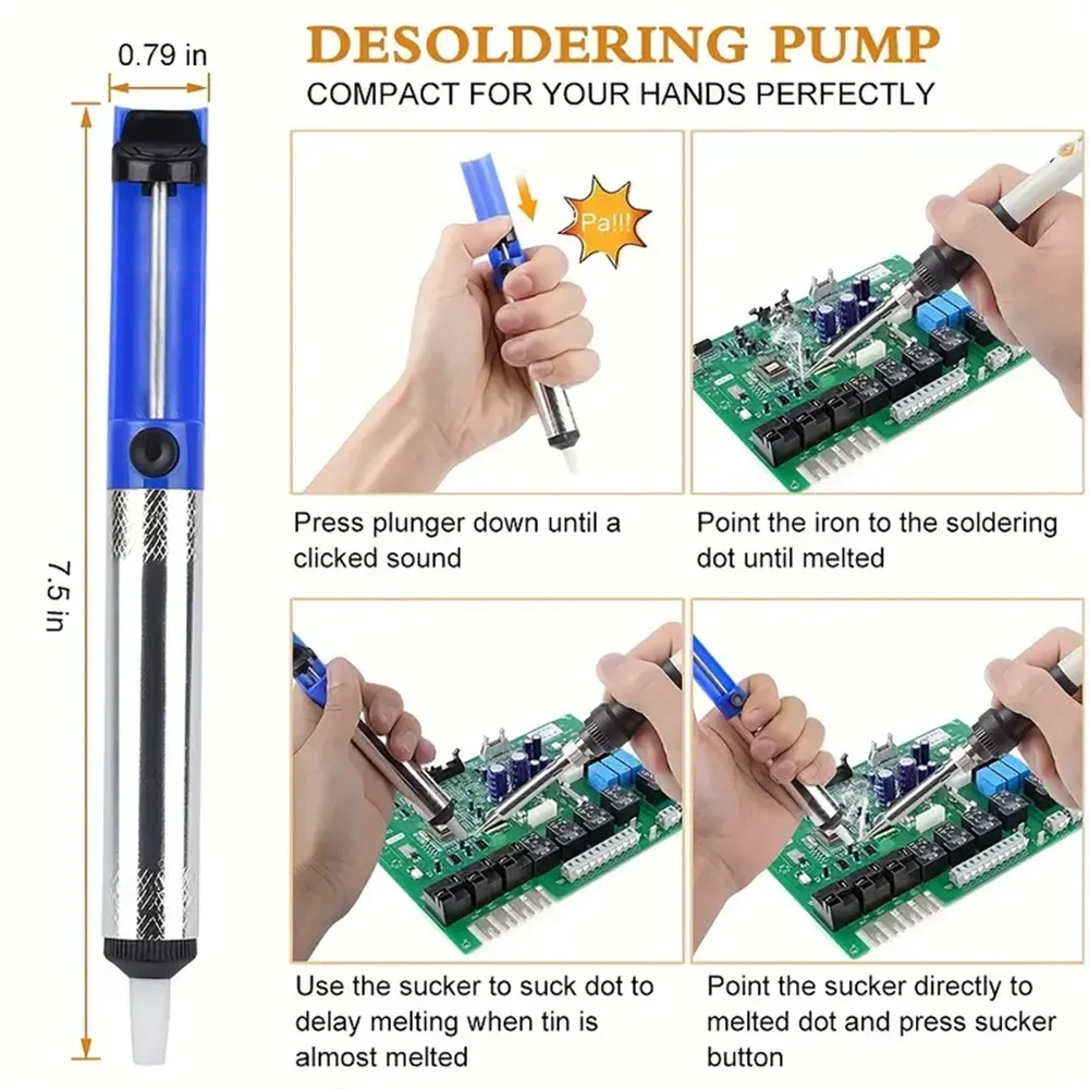 Bomba de desoldar de aluminio  - Desoldering Pump Solder reseña y precio