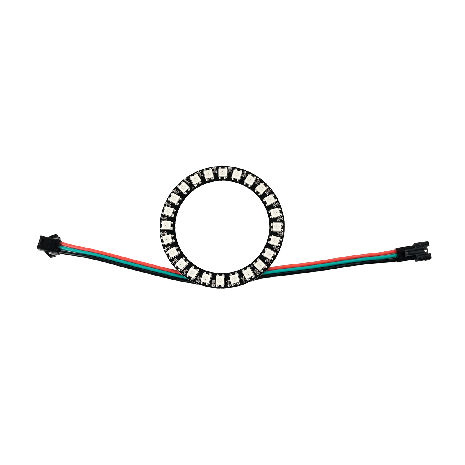 Anillo de luz LED WS2812B de 2 - Diy Electronics Address reseña y precio