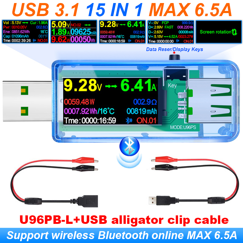 Probador USB 3,1 15 en 1, volt - Logic Analyzer Usb reseña y precio