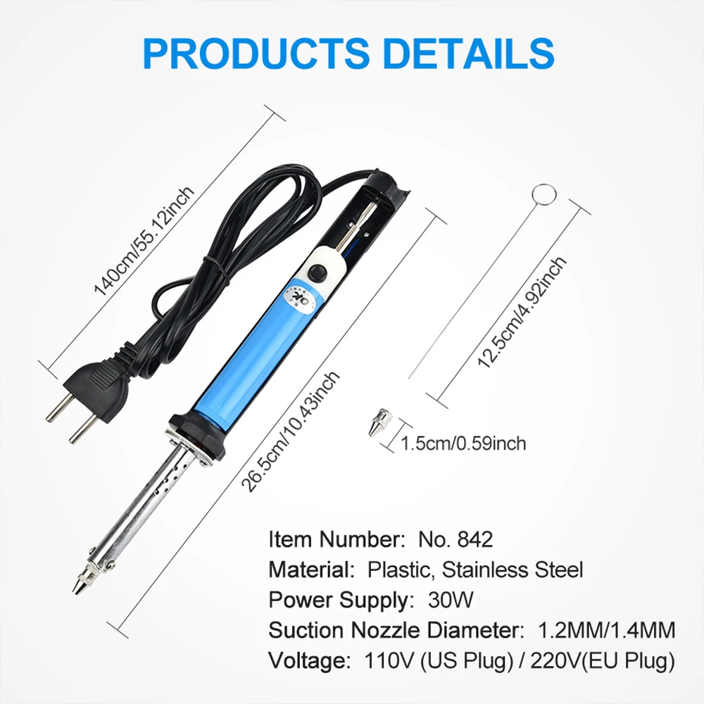 Herramienta de Soldadura 2 en  - Desoldering Pump Solder reseña y precio