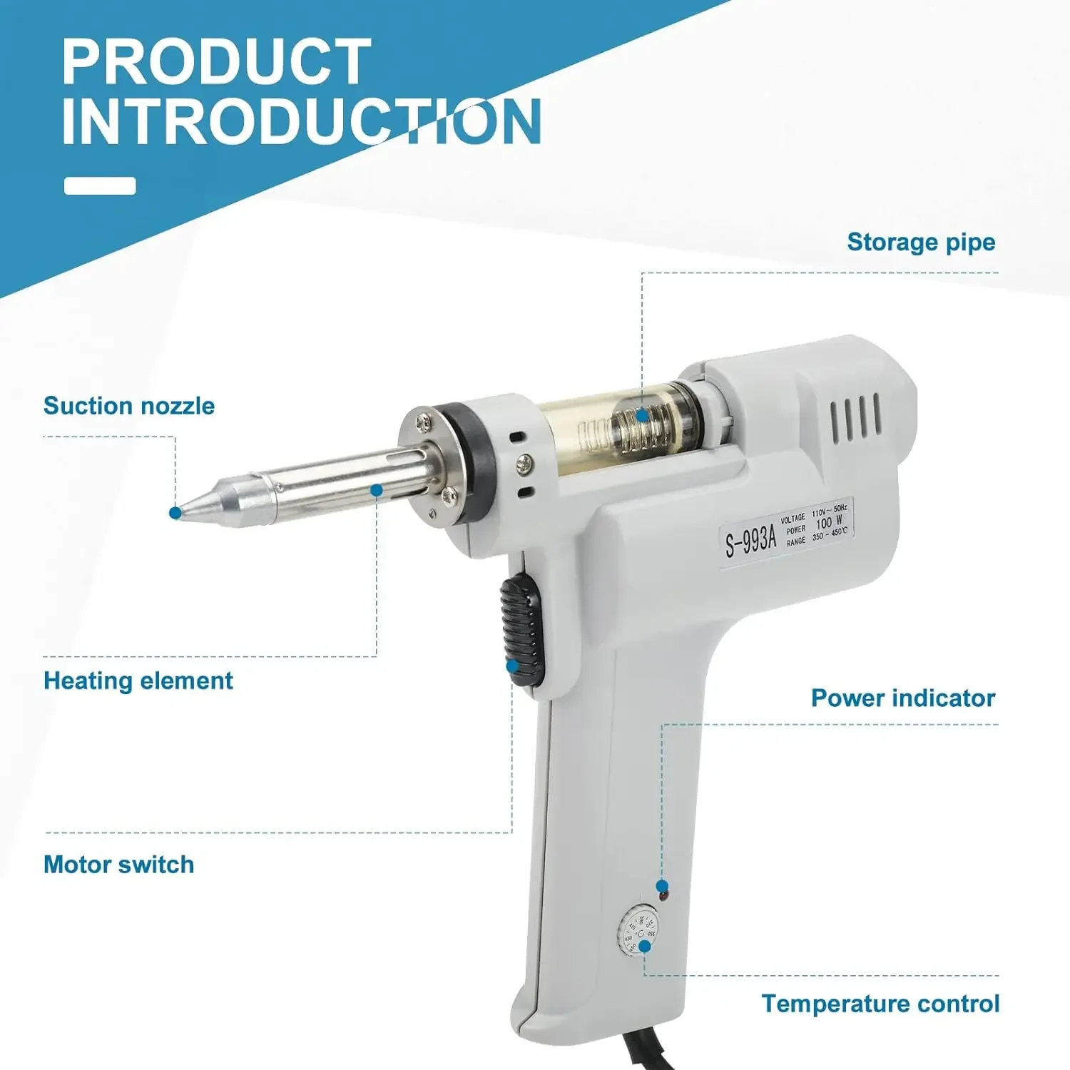 Pistola desoldadora eléctrica  - Desoldering Pump Solder reseña y precio