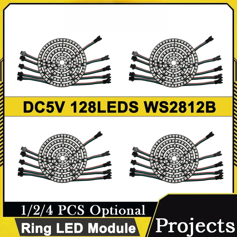 Módulo de Anillo LED WS2812B d - Diy Electronics Address reseña y precio