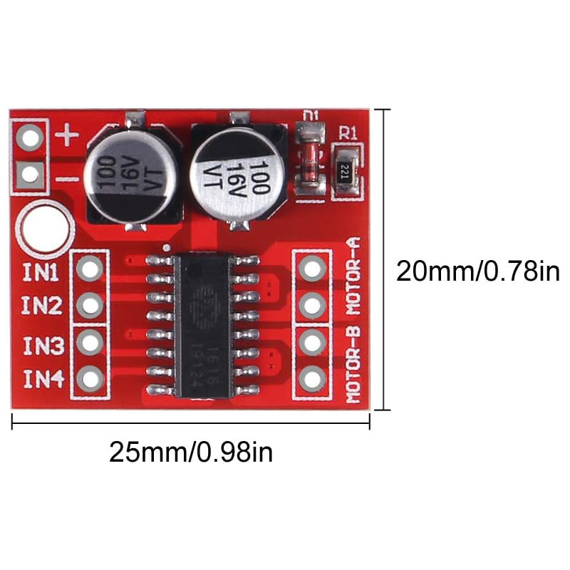 10 Uds L298N Mini módulo contr - L298N Motor Driver reseña y precio