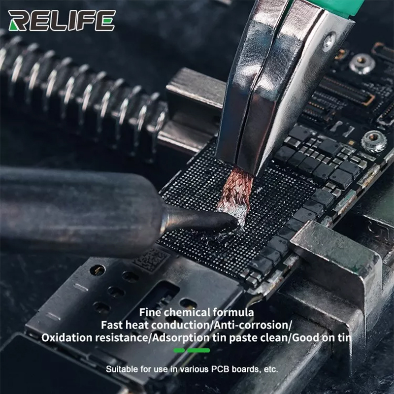 RELIFE-malla para desoldar, me - Desoldering Pump Solder reseña y precio
