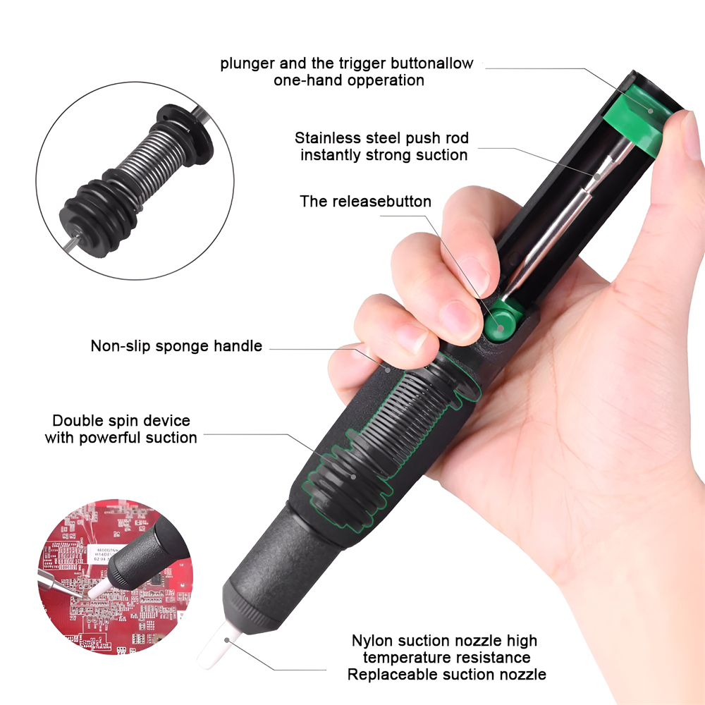 Bomba para desoldar de Metal,  - Desoldering Pump Solder reseña y precio