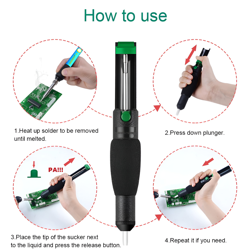 Bomba para desoldar de Metal,  - Desoldering Pump Solder reseña y precio