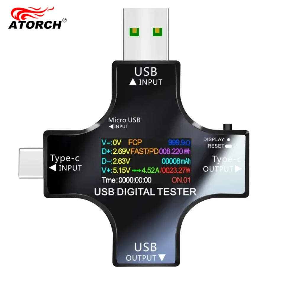 Probador USB DC tipo C PD volt - Logic Analyzer Usb reseña y precio