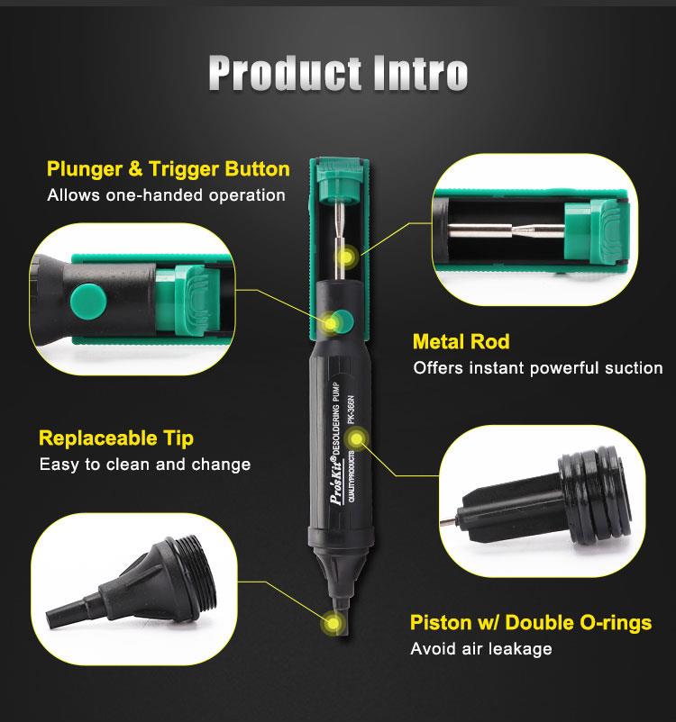 Pro'sKit 100% Original 8PK-366 - Desoldering Pump Solder reseña y precio