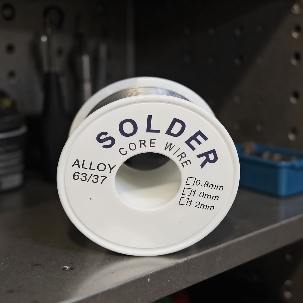 Alambre de soldadura con núcle - Diy Electronics Flux reseña y precio