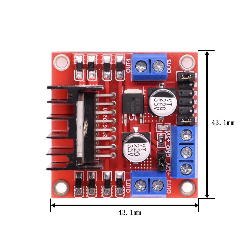 1~100 Piezas L298N Módulo Cont - L298N Motor Driver reseña y precio