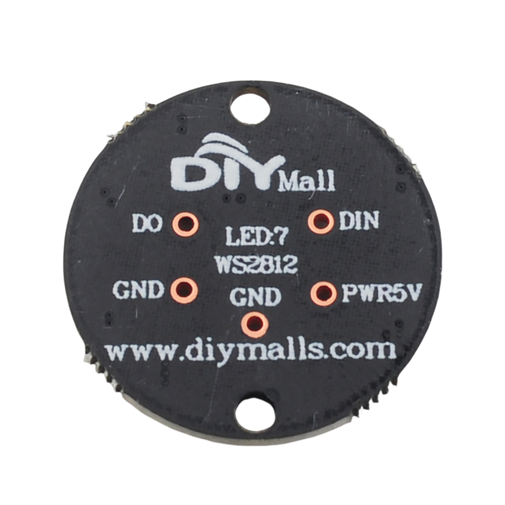 Anillo LED RGB WS2812 5050 de  - Diy Electronics Address reseña y precio
