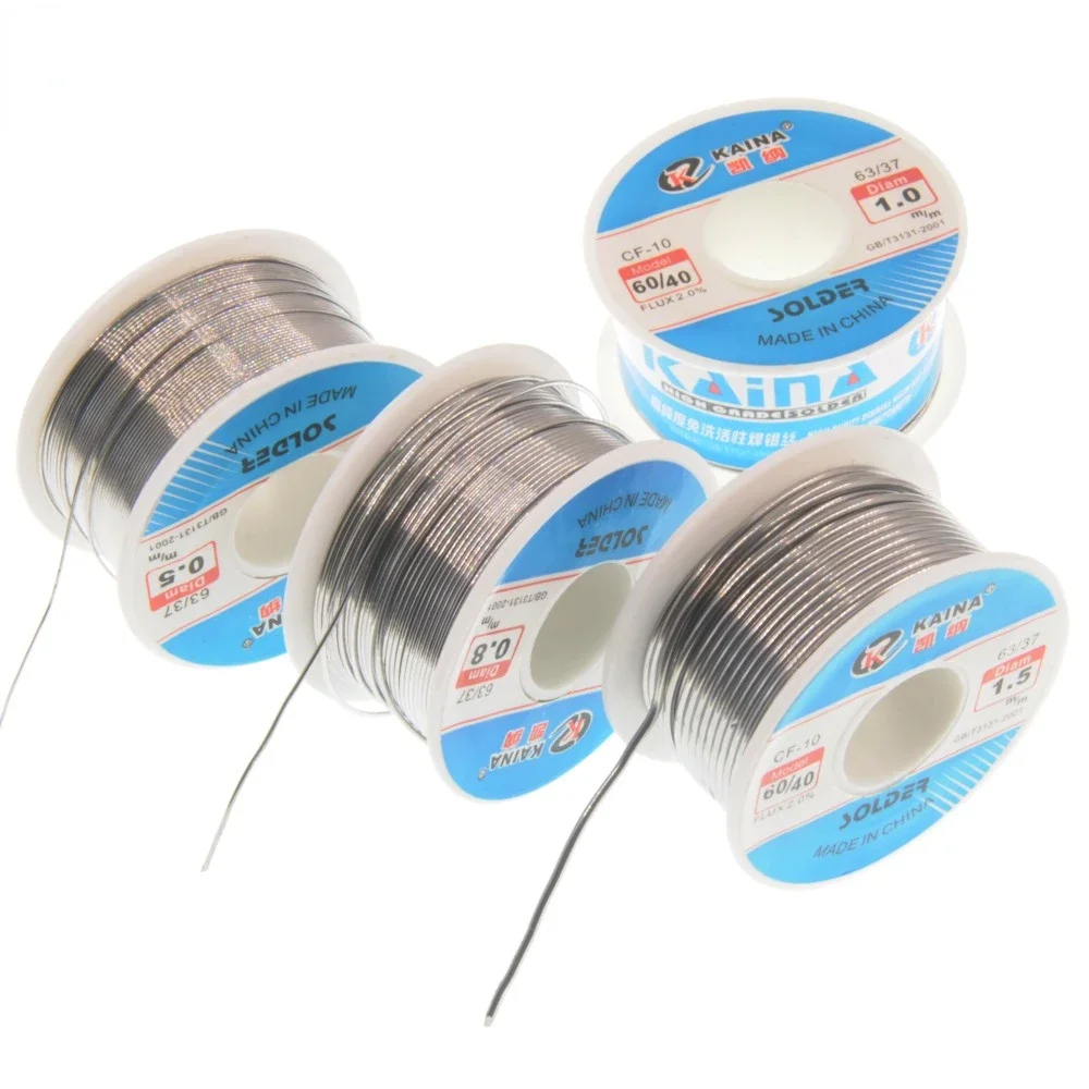 Alambre de soldadura de estaño - Diy Electronics Flux reseña y precio