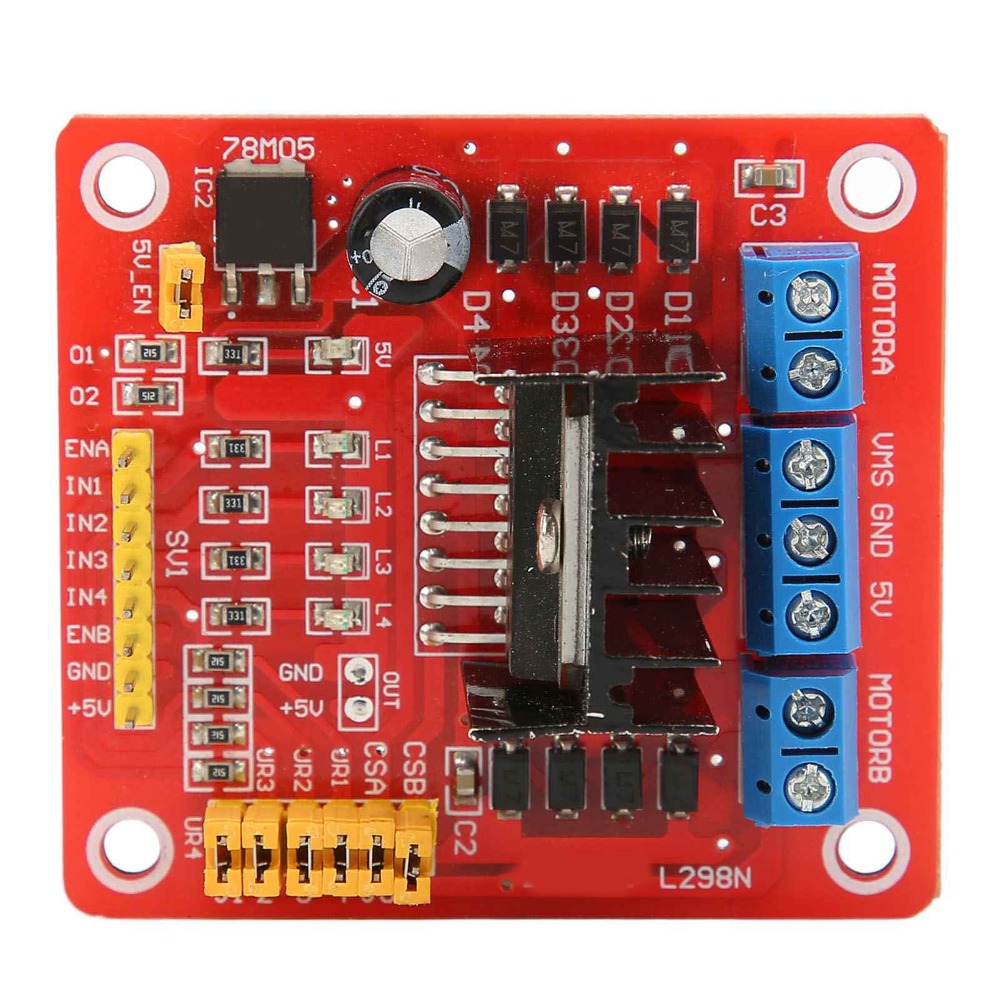 Módulo controlador de motor pa - L298N Motor Driver reseña y precio